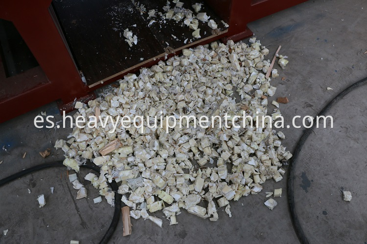 Used Plastic Timber Tire Shredder Machine For Sale
